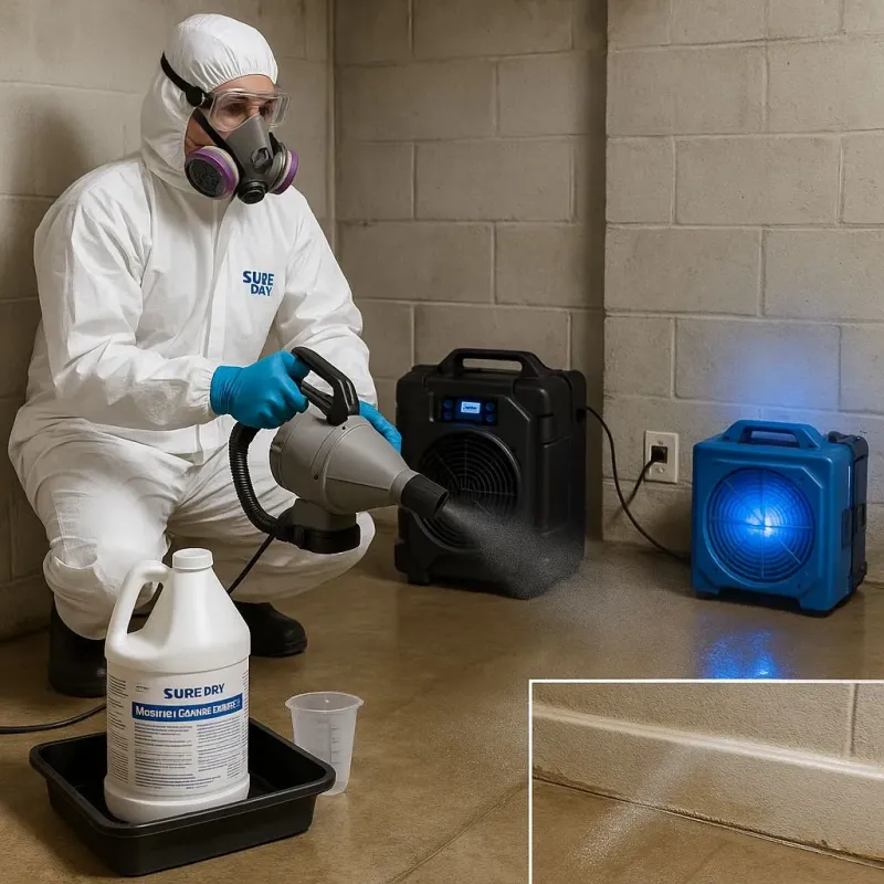Sanitization and Odor Removal process in Sanatoga, PA
