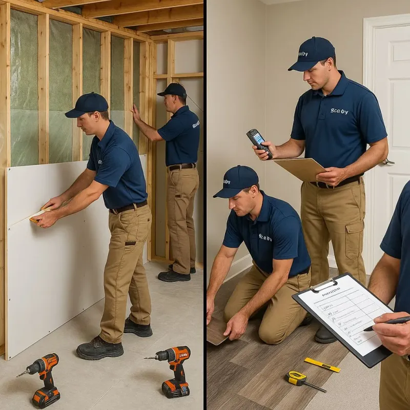 Repairs and Reconstruction process in Sanatoga, PA