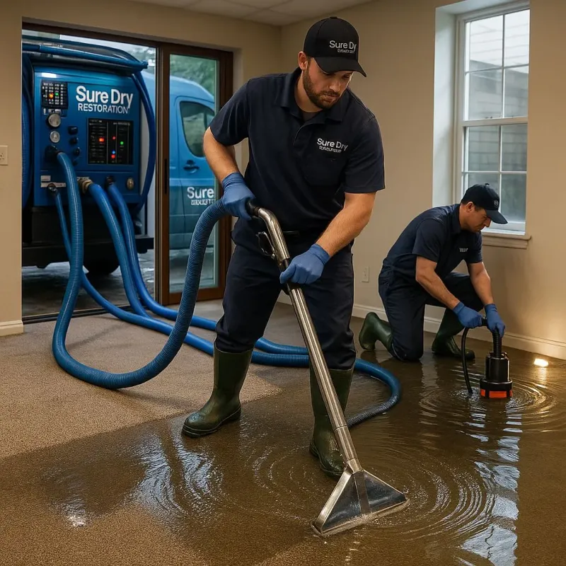 Water Extraction and Removal process in Sanatoga, PA
